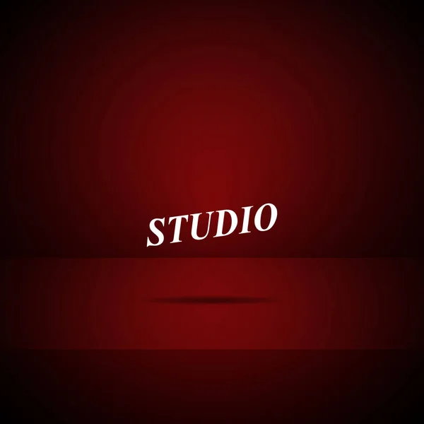 Studio stanza vuota — Vettoriale Stock