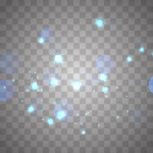 Lumières de bokeh lumineux — Image vectorielle