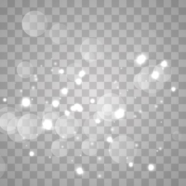 Parlayan bokeh ışıklar 