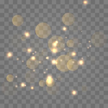 Parlayan bokeh ışıklar 