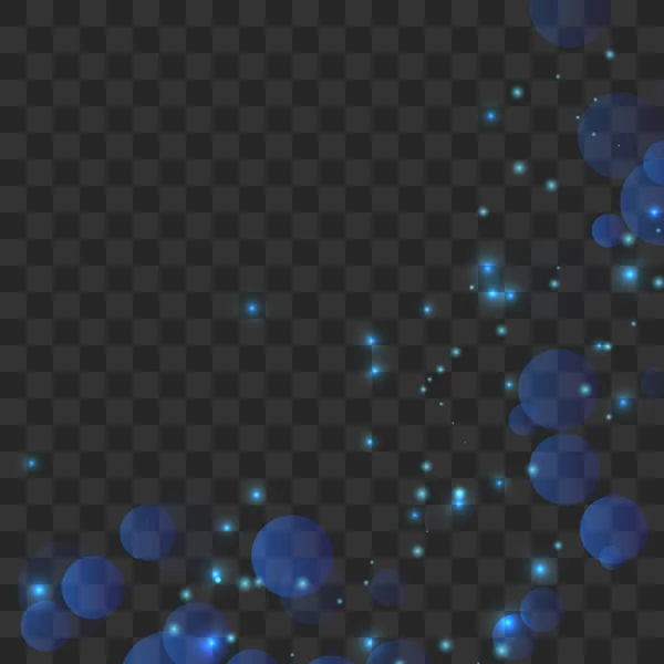 Luces bokeh brillantes — Vector de stock