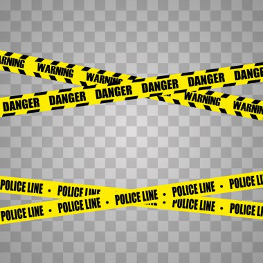 Police Line Set clipart