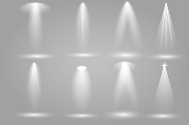 Sahne ışıklarıyla parlak ışıklandırma