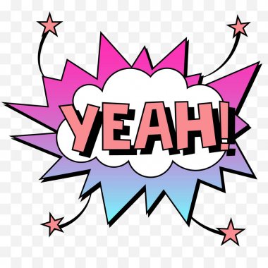 Komik konuşma ses kopyaları.