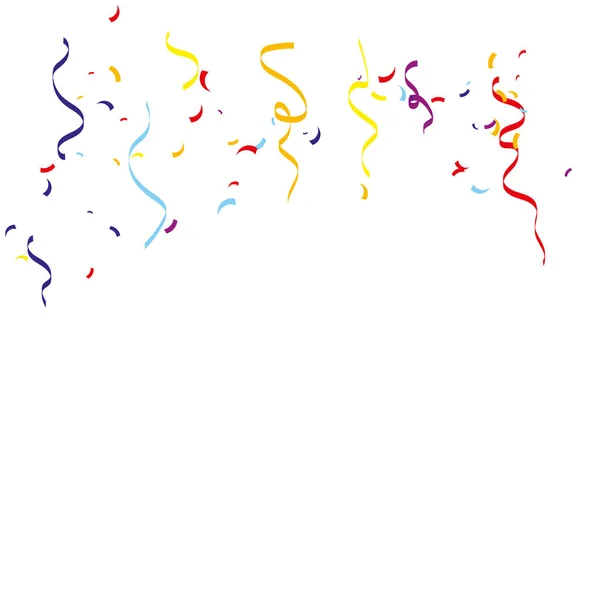 Confettis colorés. Papier confetti — Image vectorielle