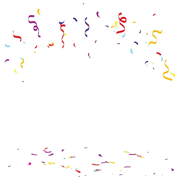 Confettis colorés festive — Image vectorielle