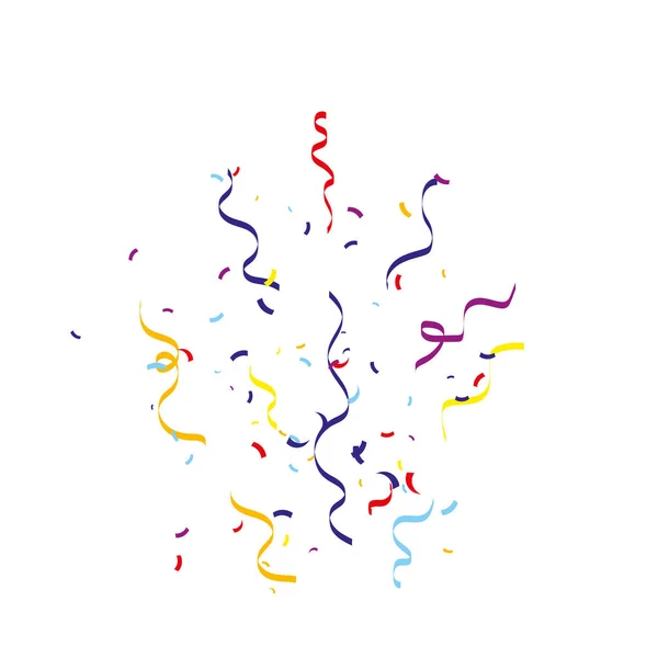 Confetti colorido. Papel confeti — Vector de stock