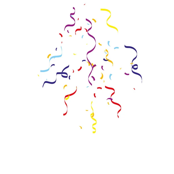 Confetti colorati. Carta di Confetti — Vettoriale Stock