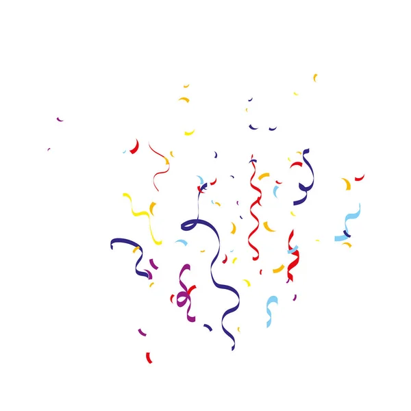 Confetti colorido. Papel confeti — Vector de stock