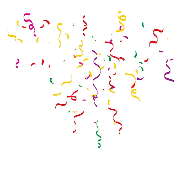 Färgglada konfetti. Confetti Paper — Stock vektor
