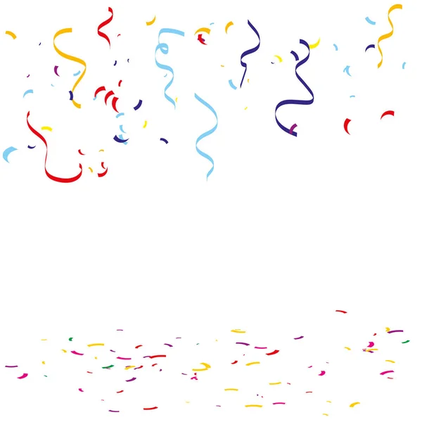 Confettis colorés festive — Image vectorielle