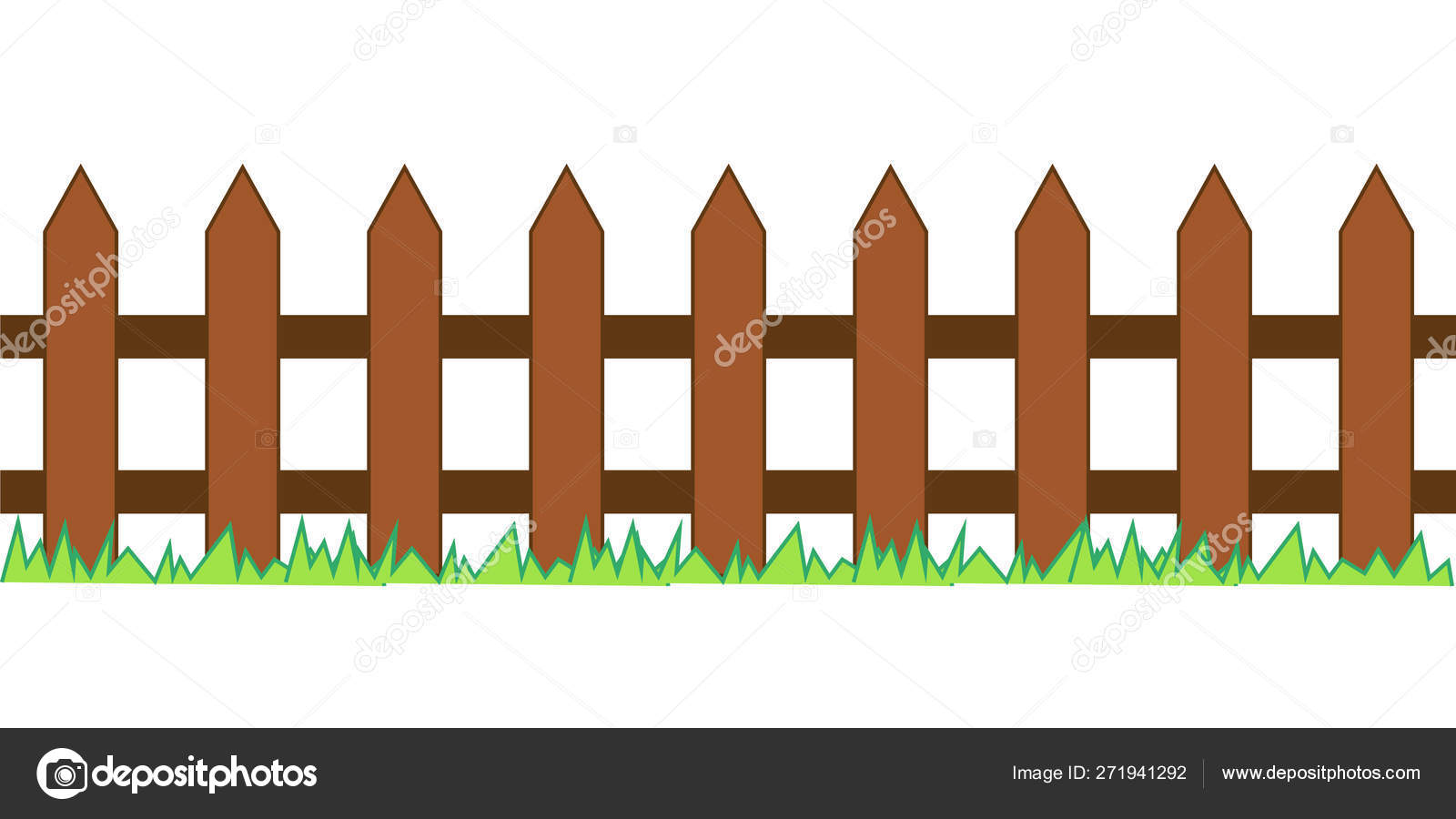 A drawing of a wooden fence vector – Illustration Image on Unsplash, image size:1600x900