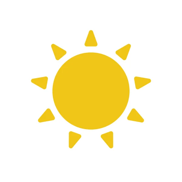 Simple vector sun