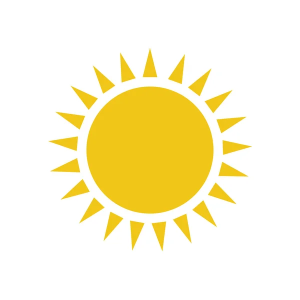 Simple vector sun — Stock Vector