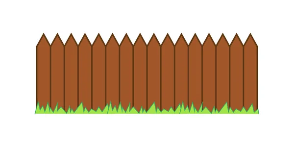 Staket av trä — Stock vektor