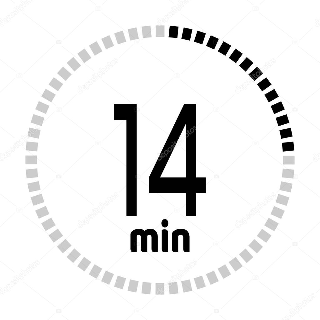 The minutes countdown timer 