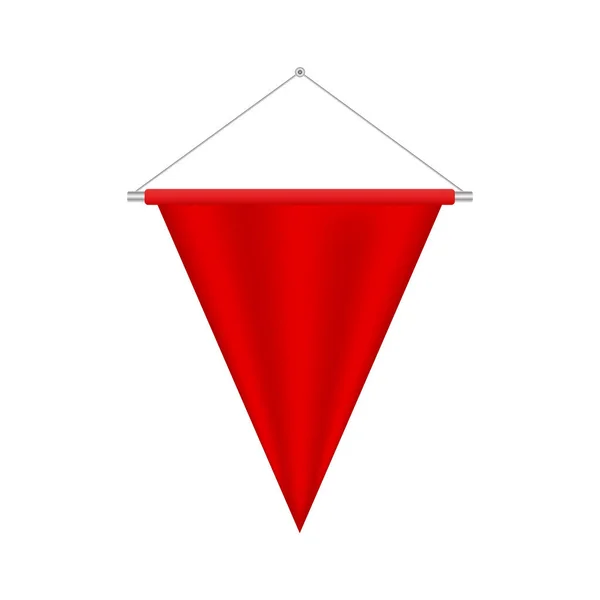 Calcio Bandiera Pennant — Vettoriale Stock