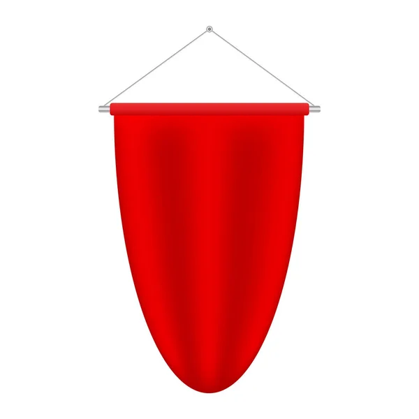 Futebol Bandeira Pennant — Vetor de Stock