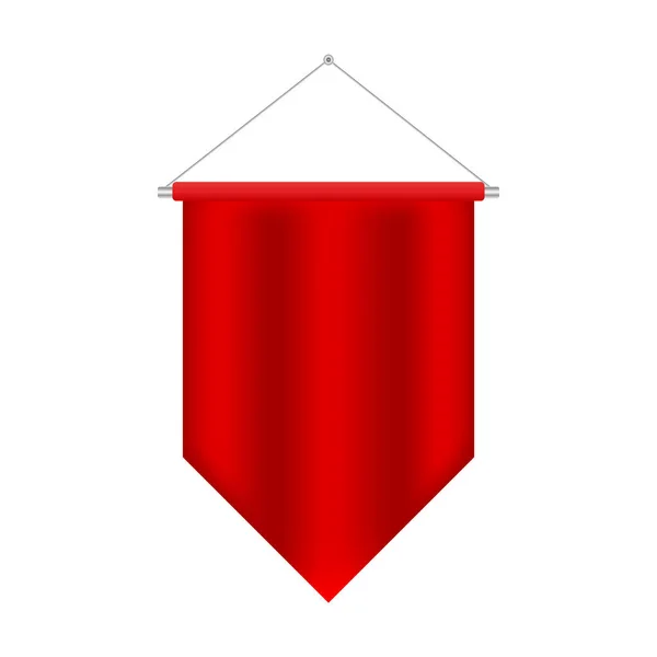 Bandera de fútbol Pennant — Vector de stock