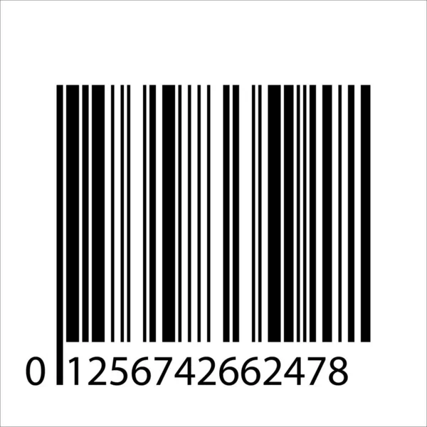 Icono realista de código de barras . — Archivo Imágenes Vectoriales