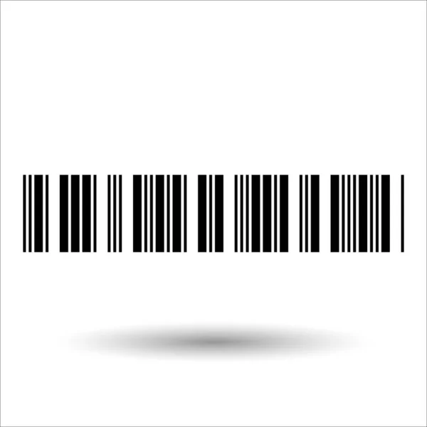 Barcode en nummer icon. — Stockvector