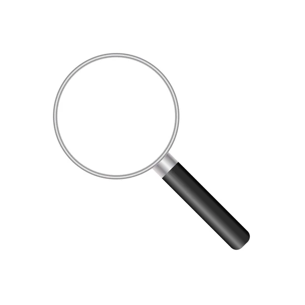 Magnifier Icon. Logo — Stock Vector