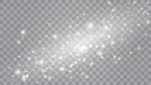 Φαινόμενο σκόνης αστεριού — Διανυσματικό Αρχείο