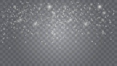 Vektör ağır kar falı