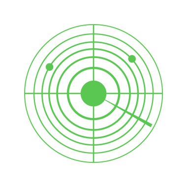 Radar simgeleri. Sonar sesi 