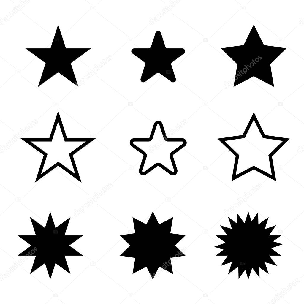 Stars Sparkles sign symbol