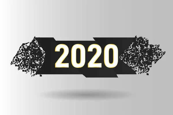 Bonne année 2020 . — Image vectorielle