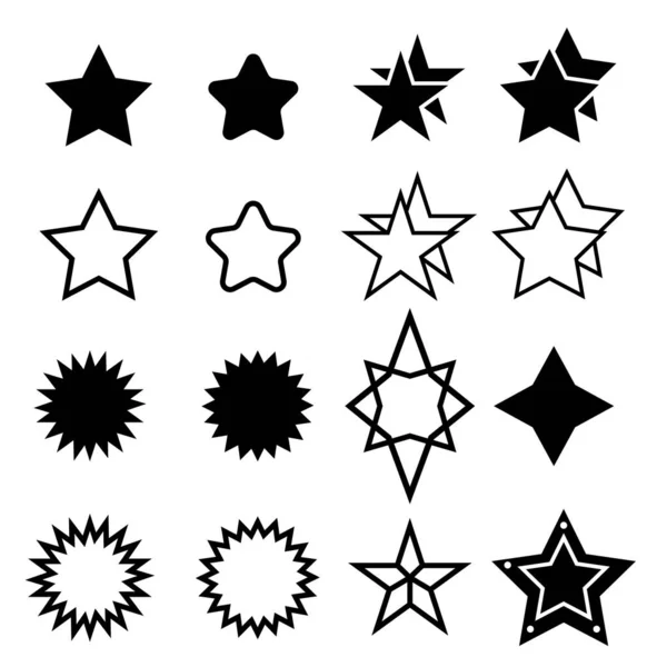 Symbol znaku Stars Sparkles — Wektor stockowy