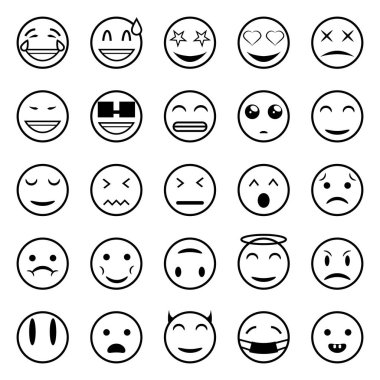Anahat ifadeleri, emoji kümesi