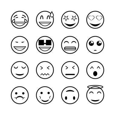 Anahat ifadeleri, emoji kümesi