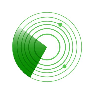 Radar simgeleri. Sonar sesi 