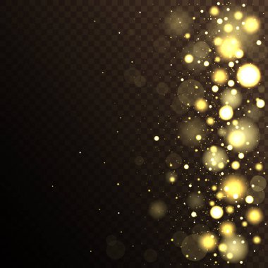 Bokeh çakmağı. Vektör parlaklığı.