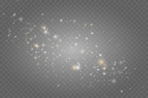Σπίθες και αστέρια λάμψη ειδικό εφέ φωτός — Διανυσματικό Αρχείο