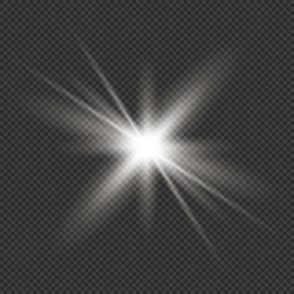 Efecto de luz brillante — Vector de stock