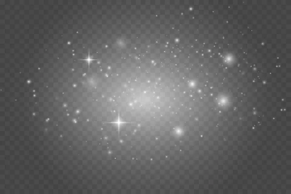 Funken und Sterne glitzern besonderen Lichteffekt — Stockvektor