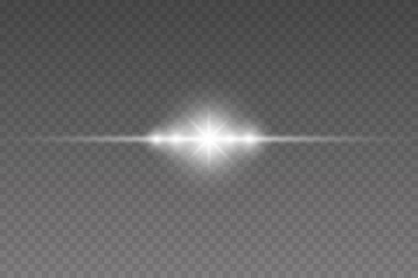 Parlak çizgi efekti.