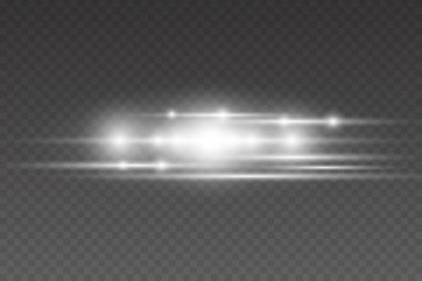 Parlak çizgi efekti.