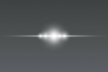 Parlak çizgi efekti.