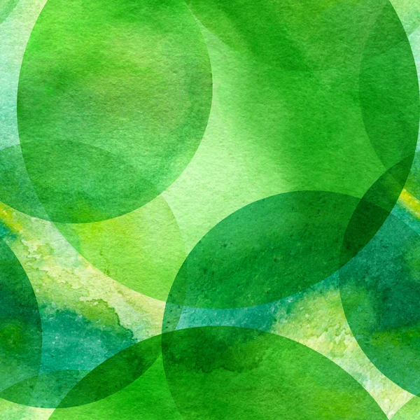 Green dots seamless pattern. Abstract watercolour and digital picture. Mixed media endless pattern for textiles, fabrics, souvenirs, packaging and greeting cards.