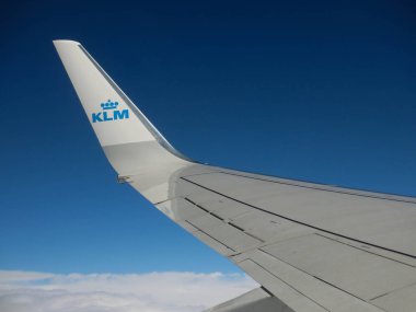 Kanat ucu seyir irtifada Klm Hollanda Kraliyet Havayolları Jet