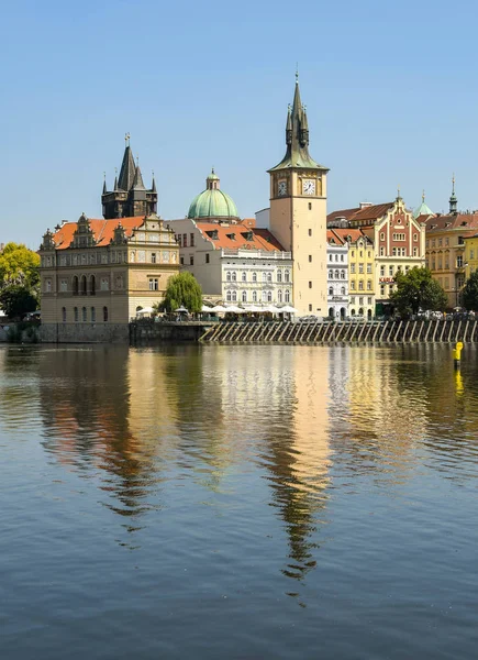 Praga Repubblica Ceca Agosto 2018 Staromestska Vodarna Attrazione Turistica Sul — Foto Stock