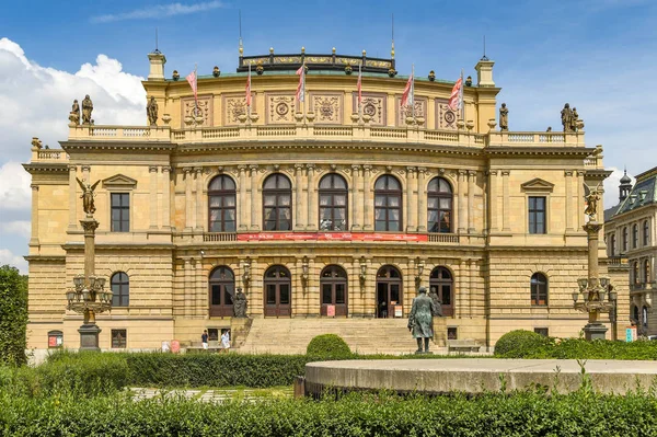 Prague República Checa Agosto 2018 Vista Exterior Frente Sala Concertos — Fotografia de Stock