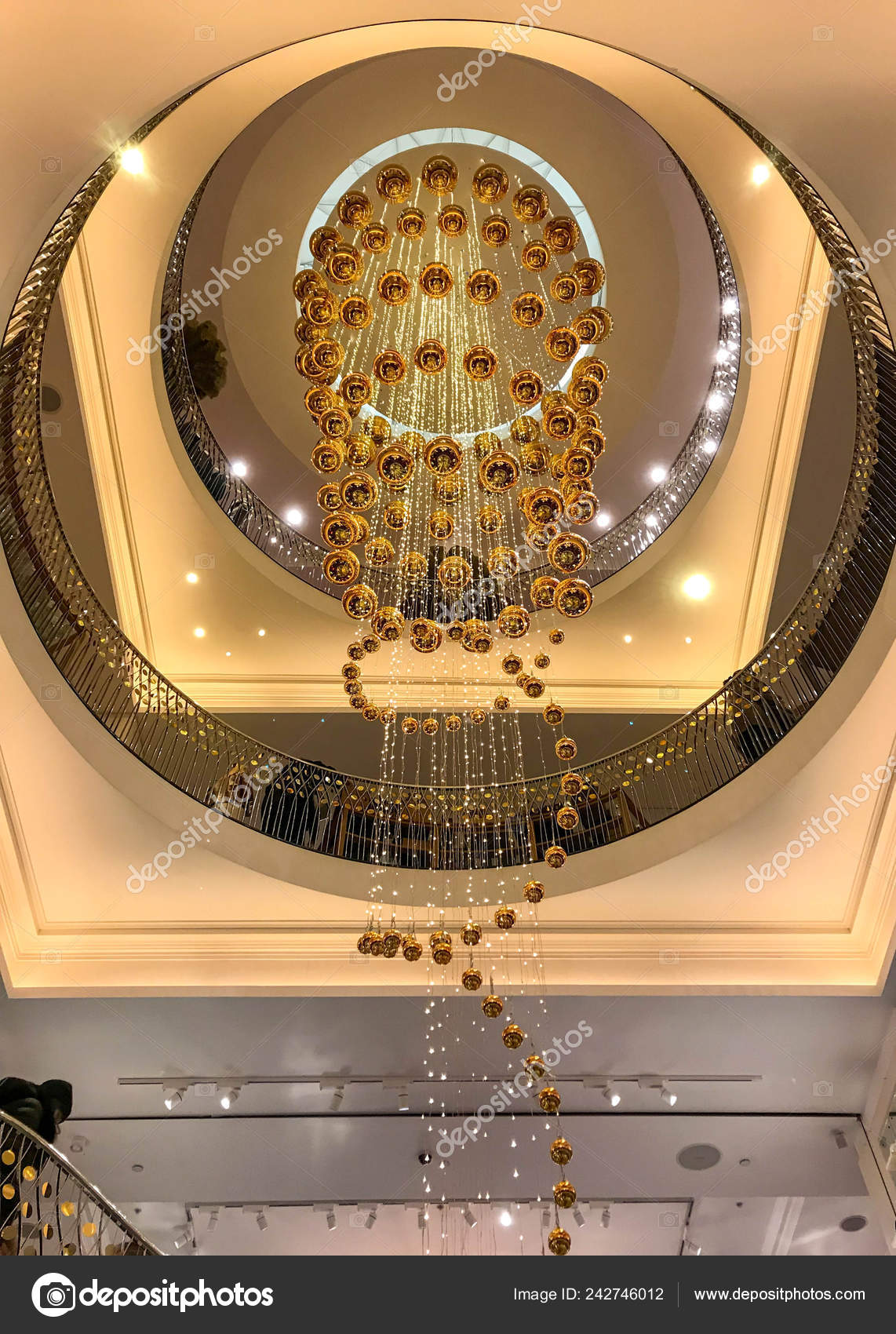 London England December 2018 Huge Christmas Decoration