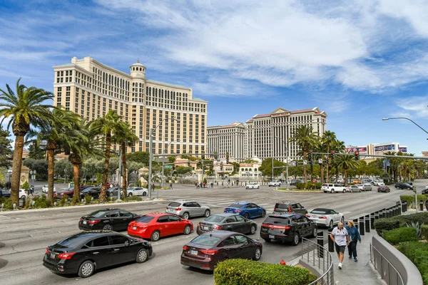 Las Vegas Nevada Usa Lutego 2019 Ruch Północnej Stronie Las — Zdjęcie stockowe