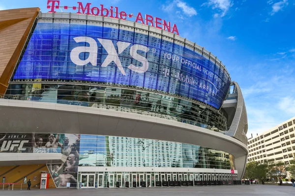 Las Vegas Usa Únor 2019 Širokoúhlý Pohled Zvenčí Mobile Arena — Stock fotografie