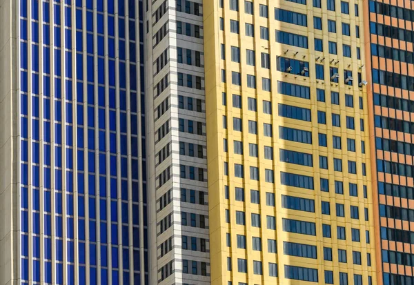 ニューヨーク ニューヨーク リゾート ラスベガス大通りのホテルの建物の窓のラスベガス ネバダ州 アメリカ合衆国 2019年 パターン — ストック写真